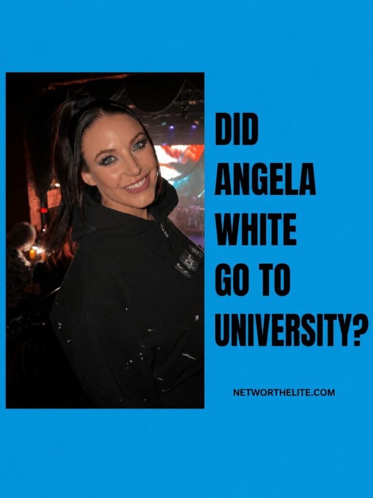 Did Angela White Go To University?