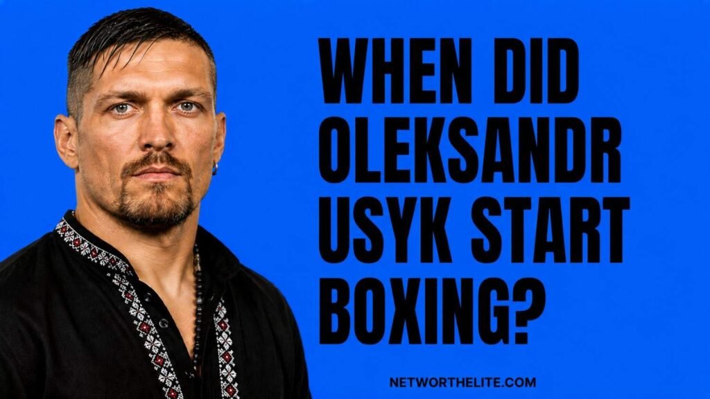 When did Oleksandr Usyk start boxing?
